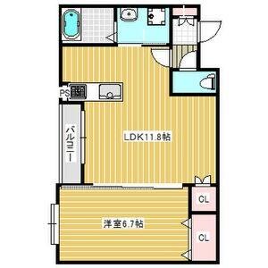 Villa Chaton 高丸 間取り図画像