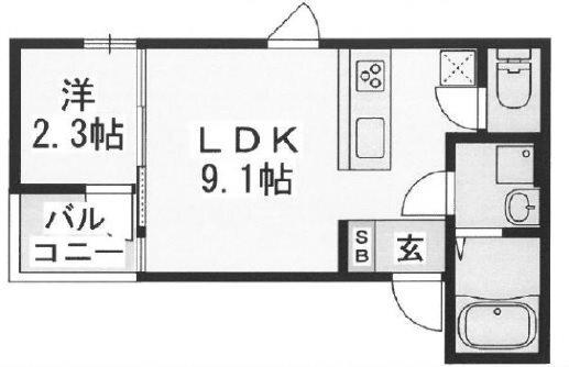 コティ樽屋町 間取り図画像