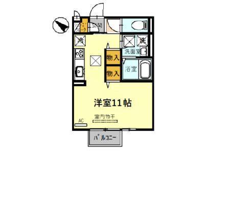 セジュール天満 間取り図画像