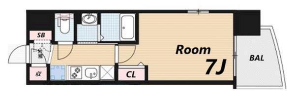 Luxe姫路 間取り図画像