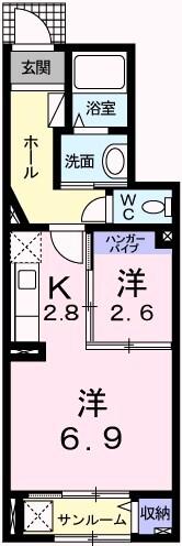 バーミィ　ガーデンI 間取り図画像