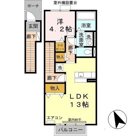 アゼリア大善 間取り図画像