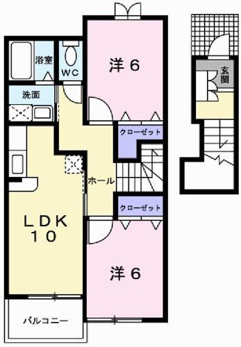 アウローラ 間取り図画像