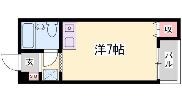 キャスティー大和 間取り図画像