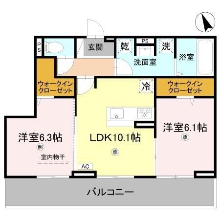 D’s 北条1丁目 間取り図画像