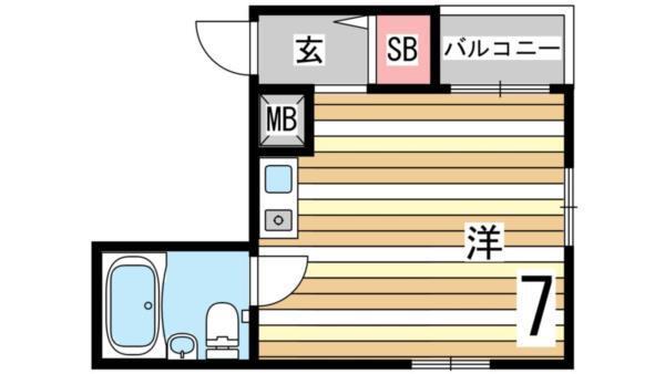 ウィスタリア神戸 間取り図画像