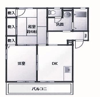 メゾンヴィオレット 間取り図画像