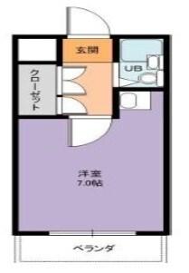 ユニテソリステ鳴尾 間取り図画像