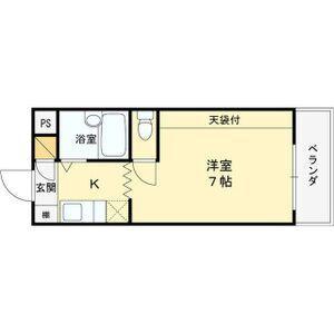 サンハイツ白鳩III 間取り図画像