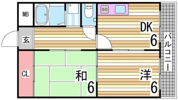 グランディアルネッサンス野崎通 間取り図画像