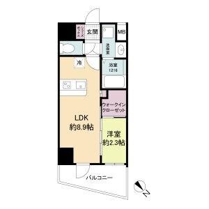セレニテ西元町アリエ 間取り図画像
