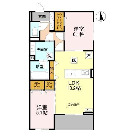 TN-STORIA昭和園 間取り図画像