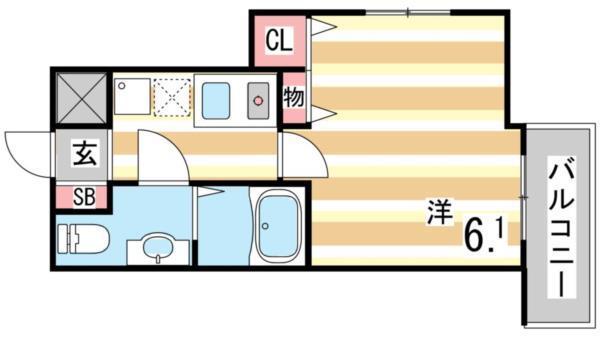 ダイドーメゾン神戸六甲 間取り図画像