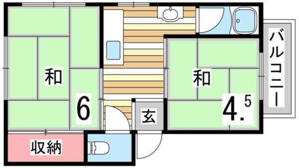 新堂マンション 間取り図画像