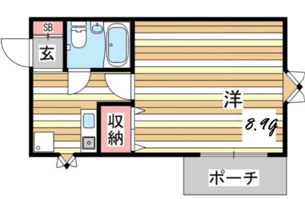 石屋川サンシャイン 間取り図画像