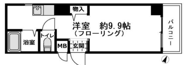 ルネス御影 間取り図画像
