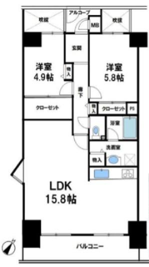 エスペランス幸陽台 間取り図画像