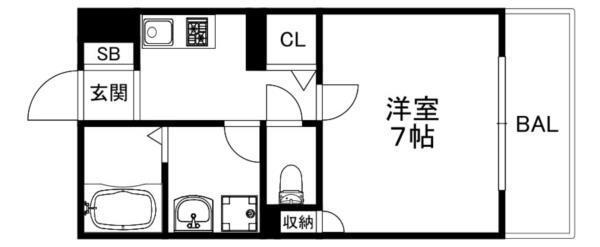 クレリア神戸 間取り図画像