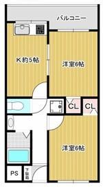 中道グリーンハイツ 間取り図画像