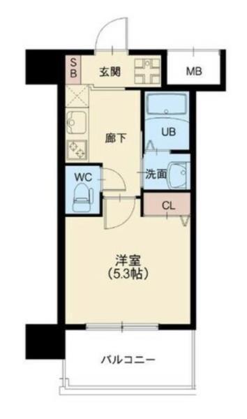 スプランディッド元町山手（305） 間取り図画像