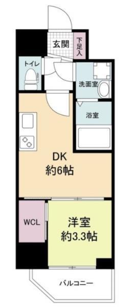 セレニテ神戸元町クレア 間取り図画像