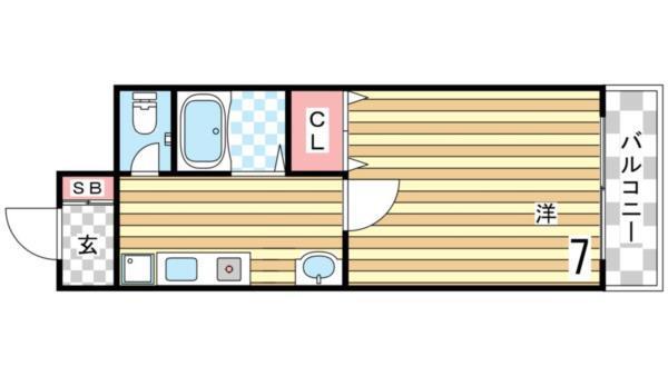 アンピエスK 間取り図画像