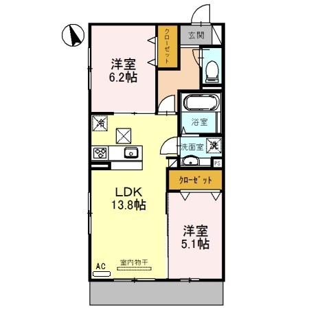 ルエスト・ラメールII 間取り図画像