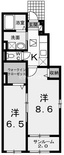 ミッテ舞子 間取り図画像