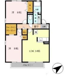 レジェンド今在家　B 間取り図画像