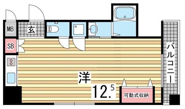 ロイスグラン神戸湊川公園 間取り図画像