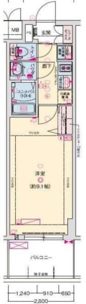 プレサンス神戸セレスティア 間取り図画像