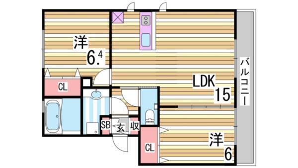 ソノーレ鈴蘭 間取り図画像