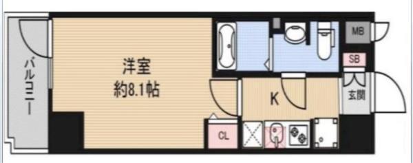 アドバンス神戸グルーブII 間取り図画像