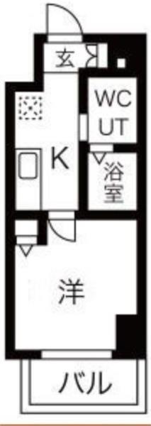 u-ro湊川公園前 間取り図画像