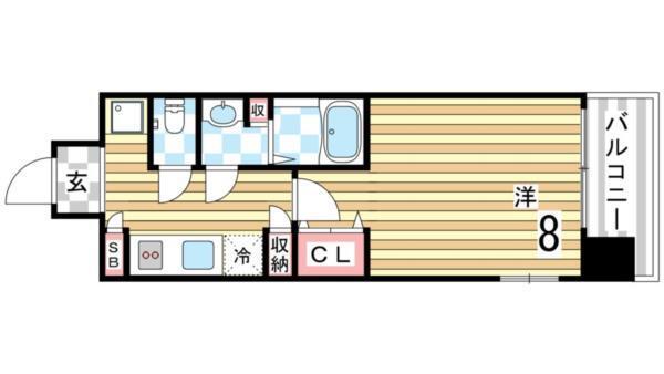 W-STYLE神戸II 間取り図画像