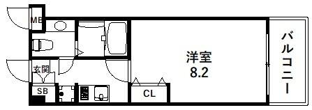 アプリーレ神戸元町 間取り図画像