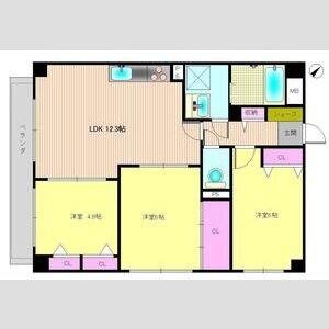 アルカディア山の手 間取り図画像