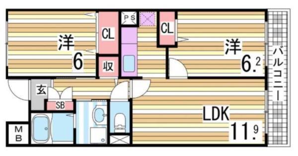 プリマベーラ 間取り図画像