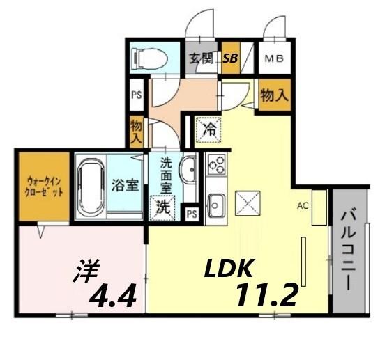 ディアコート住吉本町 間取り図画像