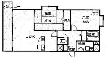 吉光アドニス芦屋 間取り図画像