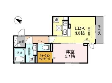 六甲コルン 間取り図画像