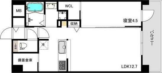 THE SENSE RESIDENCE 甲南山手 間取り図画像