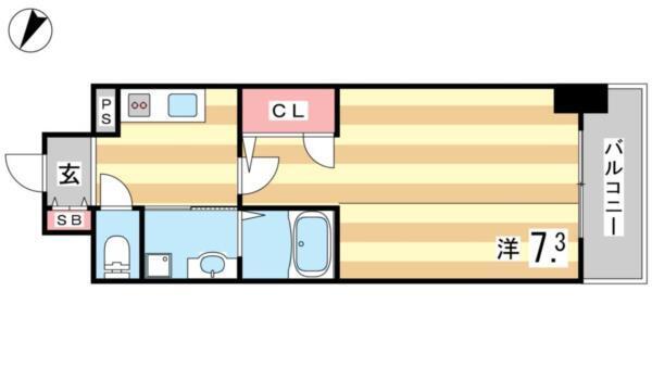 エヴァステージ神戸六甲 間取り図画像