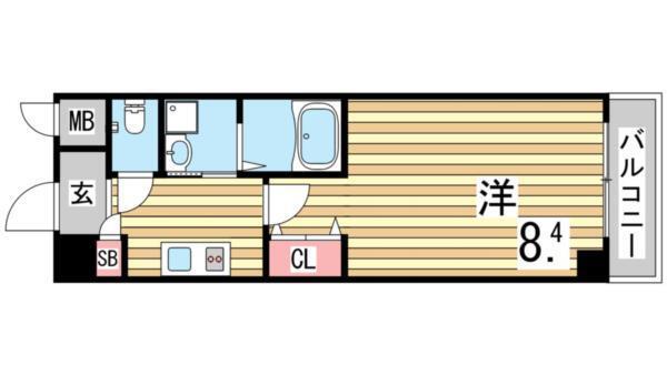 ビエラコート須磨 間取り図画像