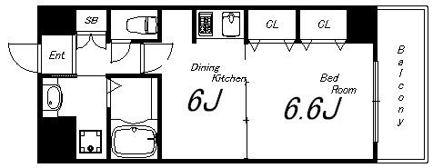 プレジール三ノ宮II 間取り図画像