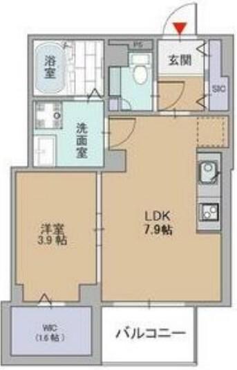 メゾンブランシュ 間取り図画像