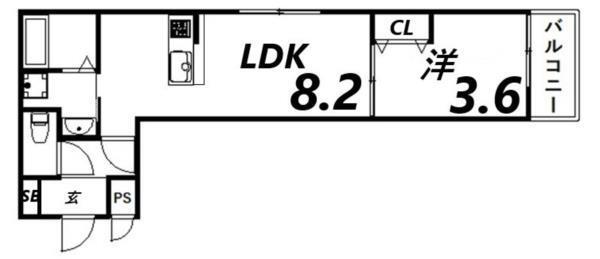 ALEGRIA芦屋西 間取り図画像