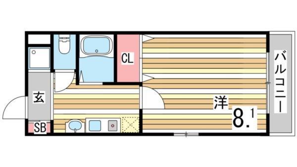 グラーツィア東灘 間取り図画像