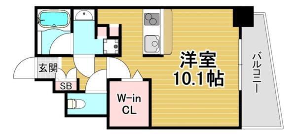 パレス東洋神戸6号館 間取り図画像