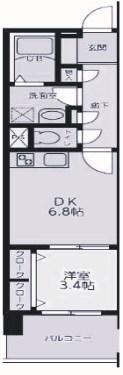 レゾナンス西宮北口 間取り図画像
